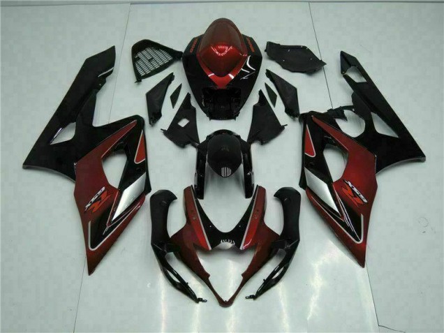 Affordable 2005-2006 Red Black Suzuki GSXR 1000 Motorbike Fairings Canada