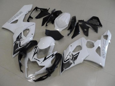 Affordable 2005-2006 White and Black Suzuki GSXR 1000 Motorcyle Fairings Canada