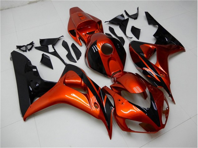 Affordable 2006-2007 Orange Black Honda CBR1000RR Motorcycle Fairings Kit Canada Affordable 2006-2007 Orange Black Honda CBR1000RR Motorcycle Fairings Kit Canada