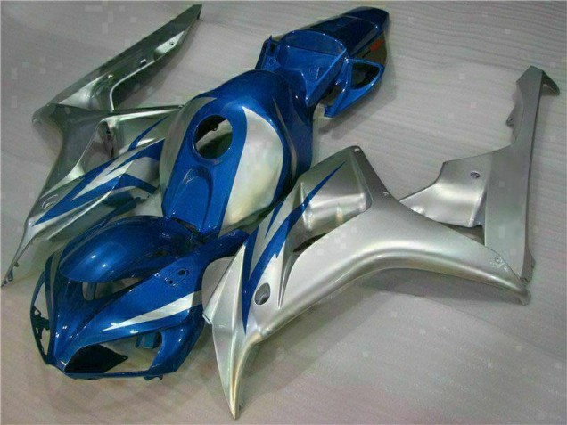 Affordable 2006-2007 Blue Silver Honda CBR1000RR Motorcycle Fairings Kits Canada Affordable 2006-2007 Blue Silver Honda CBR1000RR Motorcycle Fairings Kits Canada