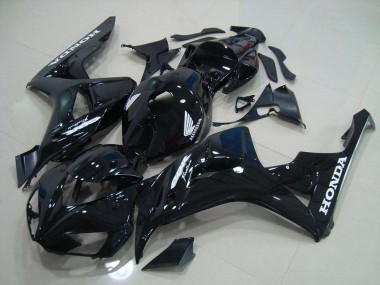 Affordable 2006-2007 Black Silver Decals Honda CBR1000RR Motorcycle Fairing Kit Canada