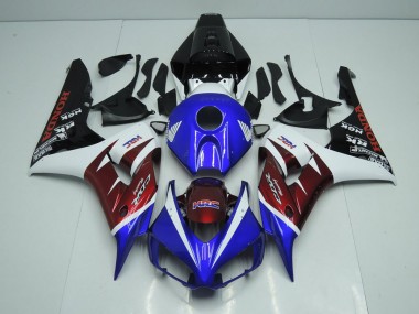 Affordable 2006-2007 Burgandy and Blue Honda CBR1000RR Bike Fairing Canada