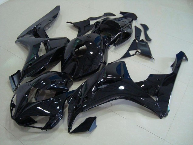 Affordable 2006-2007 Glossy Black Honda CBR1000RR Bike Fairings Canada