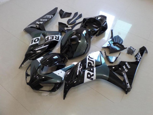 Affordable 2006-2007 Grey Black Repsol Honda CBR1000RR Motorbike Fairing Kits Canada Affordable 2006-2007 Grey Black Repsol Honda CBR1000RR Motorbike Fairing Kits Canada