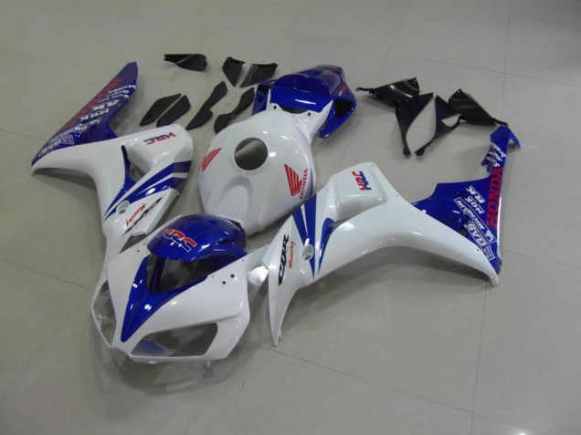 Affordable 2006-2007 Pearl White Blue Honda CBR1000RR Motorcycle Fairings Kits Canada Affordable 2006-2007 Pearl White Blue Honda CBR1000RR Motorcycle Fairings Kits Canada