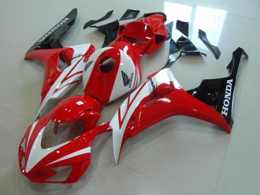 Affordable 2006-2007 Red White Honda CBR1000RR Motorcycle Fairing Kits Canada