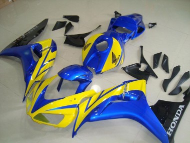 Affordable 2006-2007 Yellow Blue Black Honda CBR1000RR Moto Fairings Canada