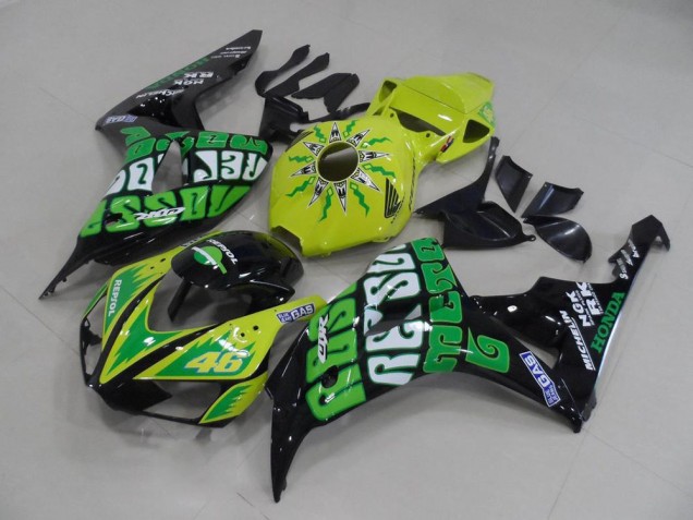 Affordable 2006-2007 Yellow Green Rossi Honda CBR1000RR Motor Fairings Canada Affordable 2006-2007 Yellow Green Rossi Honda CBR1000RR Motor Fairings Canada