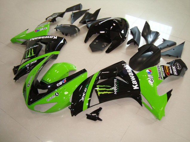 Affordable 2006-2007 Green Monster Kawasaki ZX10R Motorcylce Fairings Canada Affordable 2006-2007 Green Monster Kawasaki ZX10R Motorcylce Fairings Canada