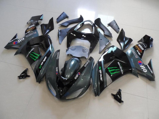 Affordable 2006-2007 Grey Monster Kawasaki ZX10R Motorcycle Fairing Canada Affordable 2006-2007 Grey Monster Kawasaki ZX10R Motorcycle Fairing Canada