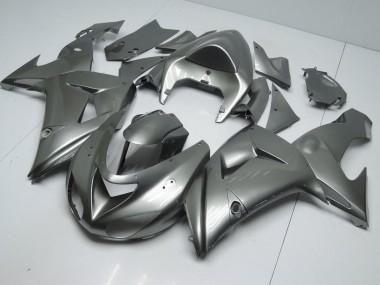 Affordable 2006-2007 Glossy Grey Kawasaki ZX10R Bike Fairings Canada