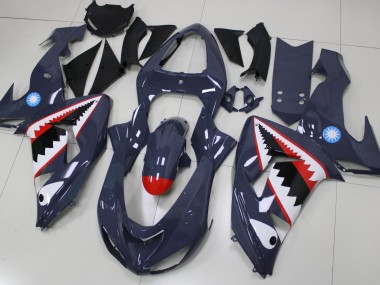 Affordable 2006-2007 Grey Shark Kawasaki ZX10R Replacement Fairings Canada