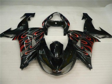 Affordable 2006-2007 Black Grey Red Kawasaki ZX10R Motorbike Fairing Canada