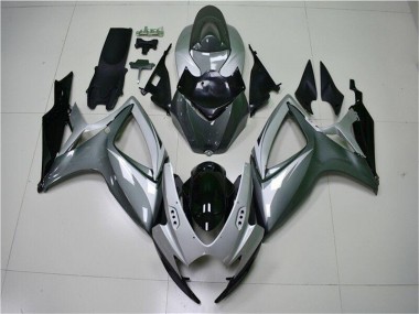 Affordable 2006-2007 Silver Grey Suzuki GSXR 600/750 Motorcycle Replacement Fairings Canada