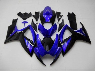 Affordable 2006-2007 Blue Black Suzuki GSXR 600/750 Replacement Fairings & Bodywork Canada