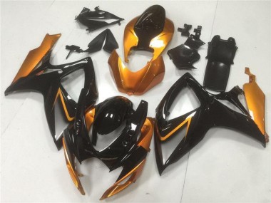 Affordable 2006-2007 Black Orange Suzuki GSXR 600/750 Motor Fairings Canada