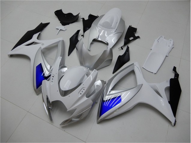 Affordable 2006-2007 White Blue Suzuki GSXR 600/750 Motorcylce Fairings Canada Affordable 2006-2007 White Blue Suzuki GSXR 600/750 Motorcylce Fairings Canada