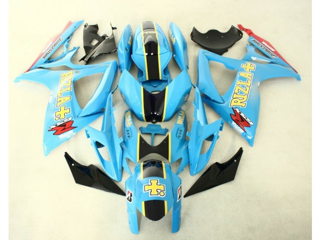 Affordable 2006-2007 Blue Black Suzuki GSXR 600/750 Replacement Fairings Canada Affordable 2006-2007 Blue Black Suzuki GSXR 600/750 Replacement Fairings Canada
