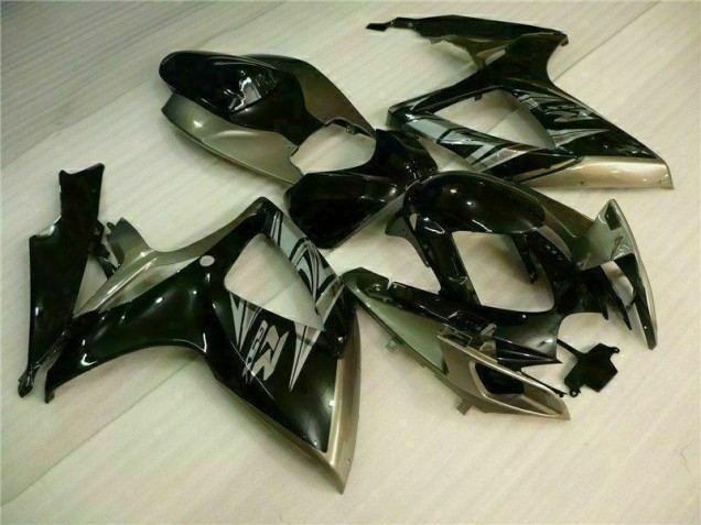 Affordable 2006-2007 Black Grey Suzuki GSXR 600/750 Motorcycle Fairing Kits Canada Affordable 2006-2007 Black Grey Suzuki GSXR 600/750 Motorcycle Fairing Kits Canada