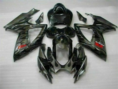 Affordable 2006-2007 Black Suzuki GSXR 600/750 Bike Fairing Canada