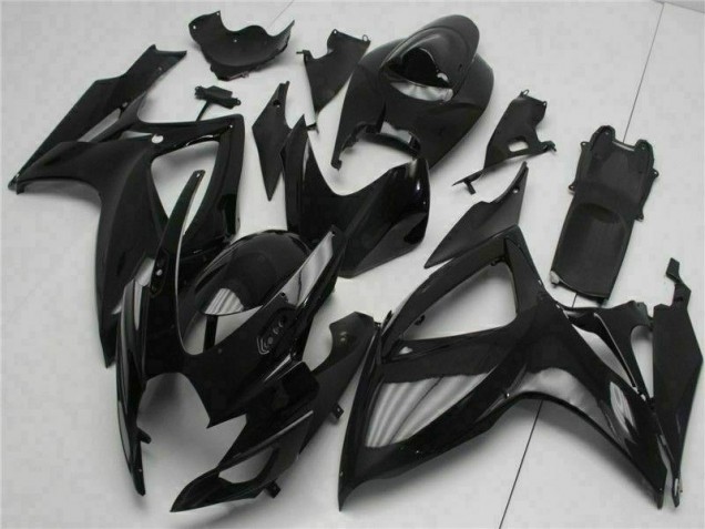 Affordable 2006-2007 Black Suzuki GSXR 600/750 Bike Fairing Kit Canada Affordable 2006-2007 Black Suzuki GSXR 600/750 Bike Fairing Kit Canada