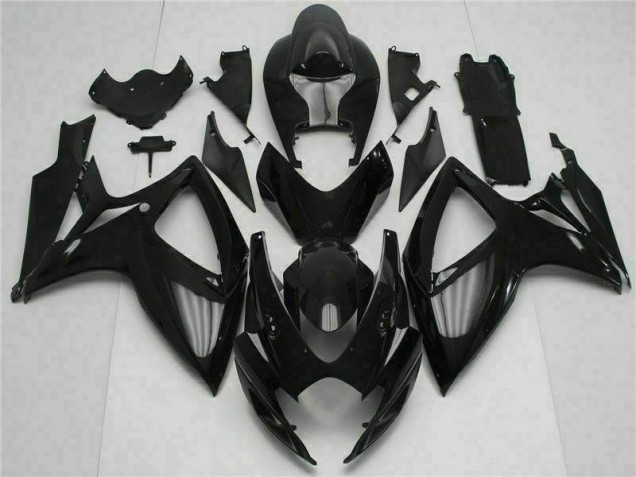 Affordable 2006-2007 Black Suzuki GSXR 600/750 Bike Fairing Kit Canada Affordable 2006-2007 Black Suzuki GSXR 600/750 Bike Fairing Kit Canada