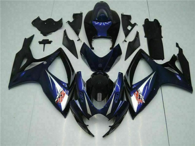 Affordable 2006-2007 Black Blue Suzuki GSXR 600/750 Motorbike Fairing Kits Canada Affordable 2006-2007 Black Blue Suzuki GSXR 600/750 Motorbike Fairing Kits Canada