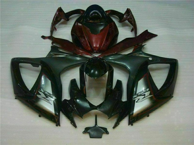 Affordable 2006-2007 Black Red Suzuki GSXR 600/750 Motorcycle Fairings Canada Affordable 2006-2007 Black Red Suzuki GSXR 600/750 Motorcycle Fairings Canada