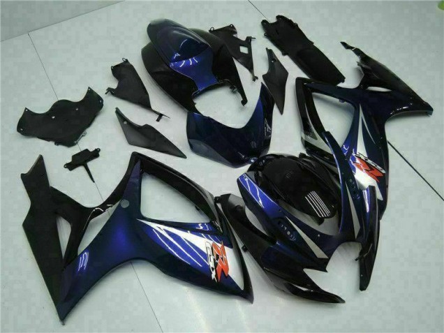 Affordable 2006-2007 Black Blue Suzuki GSXR 600/750 Bike Fairings Canada Affordable 2006-2007 Black Blue Suzuki GSXR 600/750 Bike Fairings Canada
