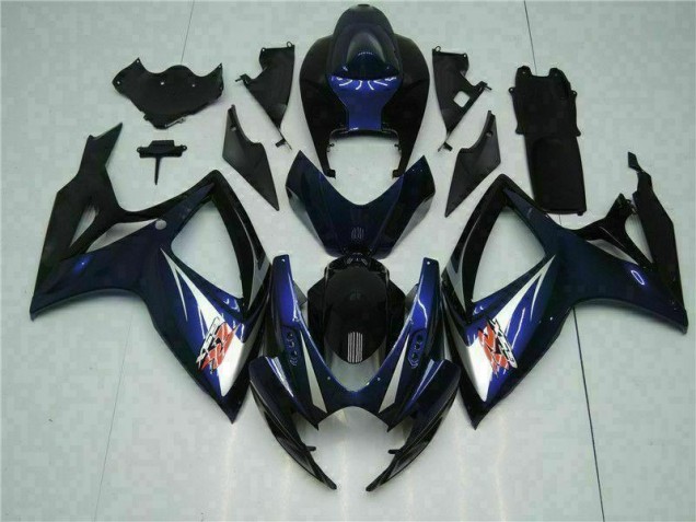 Affordable 2006-2007 Black Blue Suzuki GSXR 600/750 Bike Fairings Canada Affordable 2006-2007 Black Blue Suzuki GSXR 600/750 Bike Fairings Canada