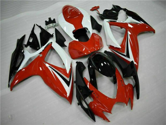 Affordable 2006-2007 Red White Suzuki GSXR 600/750 Motorcycle Fairings Kits Canada Affordable 2006-2007 Red White Suzuki GSXR 600/750 Motorcycle Fairings Kits Canada