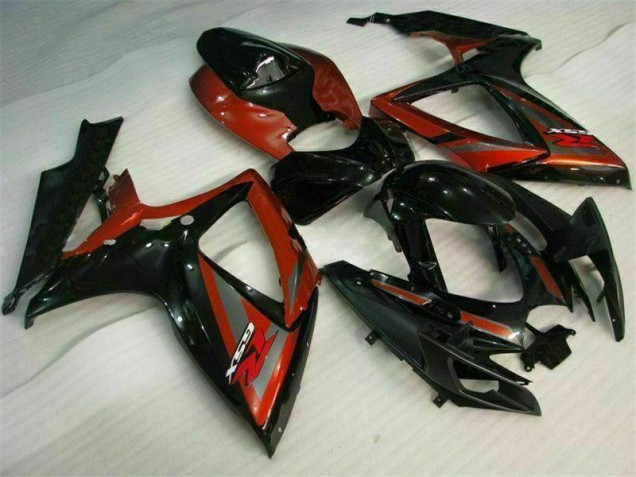 Affordable 2006-2007 Black Red Suzuki GSXR 600/750 Motorcyle Fairings Canada Affordable 2006-2007 Black Red Suzuki GSXR 600/750 Motorcyle Fairings Canada