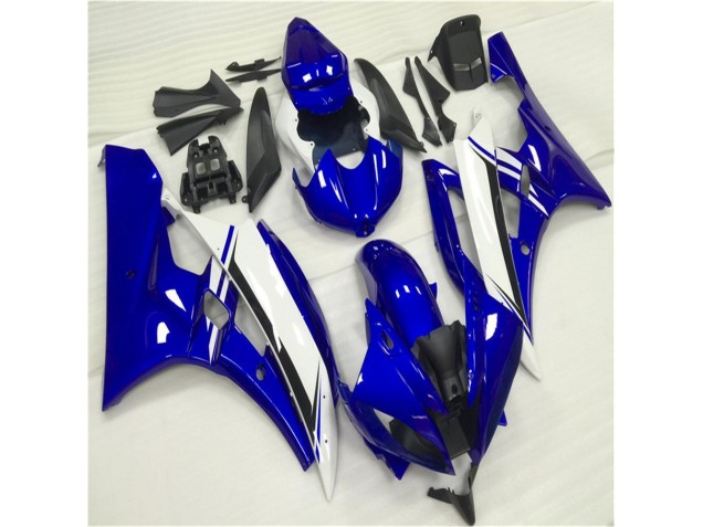 Affordable 2006-2007 Blue White Yamaha YZF R6 Motorbike Fairing Canada
