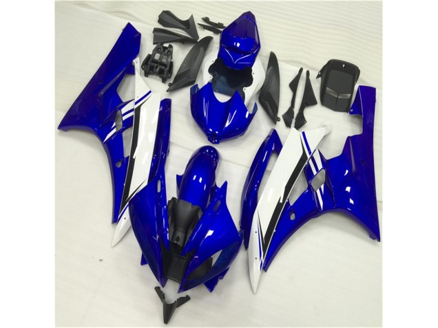 Affordable 2006-2007 Blue White Yamaha YZF R6 Motorbike Fairing Canada