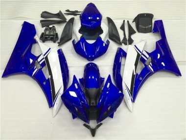 Affordable 2006-2007 Blue White Yamaha YZF R6 Motorbike Fairing Canada