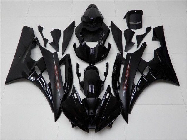 Affordable 2006-2007 Glossy Matte Black Yamaha YZF R6 Motor Bike Fairings Canada Affordable 2006-2007 Glossy Matte Black Yamaha YZF R6 Motor Bike Fairings Canada