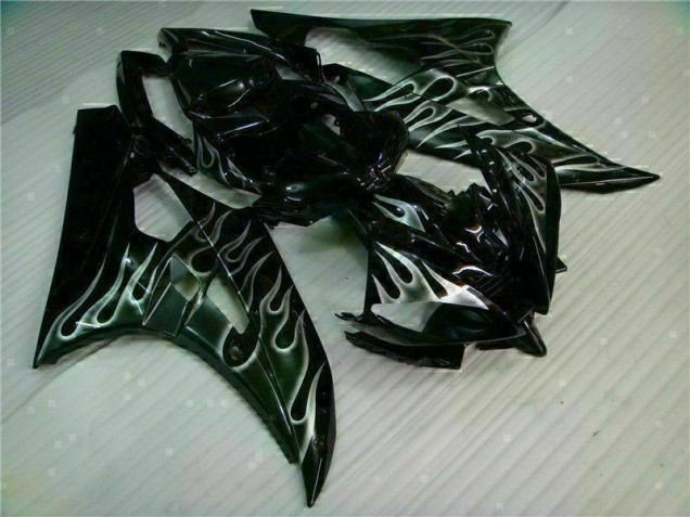 Affordable 2006-2007 Silver Flame Black Yamaha YZF R6 Motor Fairings Canada Affordable 2006-2007 Silver Flame Black Yamaha YZF R6 Motor Fairings Canada