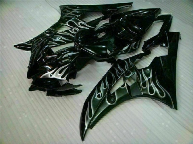 Affordable 2006-2007 Silver Flame Black Yamaha YZF R6 Motor Fairings Canada Affordable 2006-2007 Silver Flame Black Yamaha YZF R6 Motor Fairings Canada