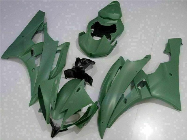 Affordable 2006-2007 Green Yamaha YZF R6 Motorcycle Fairings Kit Canada