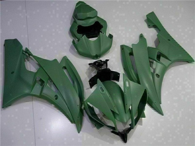 Affordable 2006-2007 Green Yamaha YZF R6 Motorcycle Fairings Kit Canada