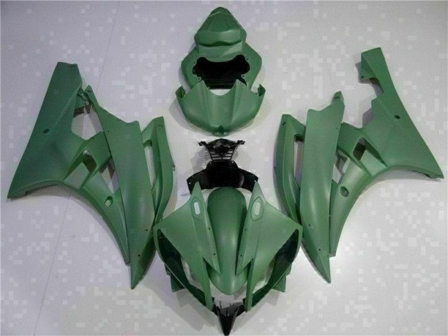 Affordable 2006-2007 Green Yamaha YZF R6 Motorcycle Fairings Kit Canada