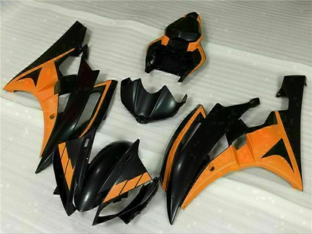 Affordable 2006-2007 Black Orange Yamaha YZF R6 Motorcycle Fairing Canada
