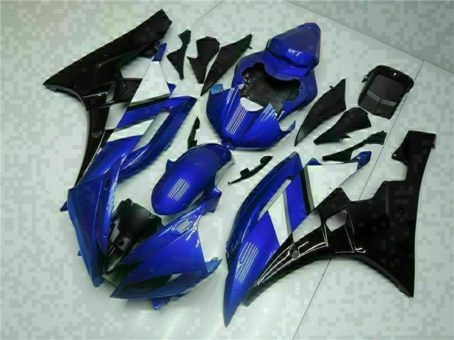 Affordable 2006-2007 Blue Black Yamaha YZF R6 Motorcycle Fairing Kit Canada