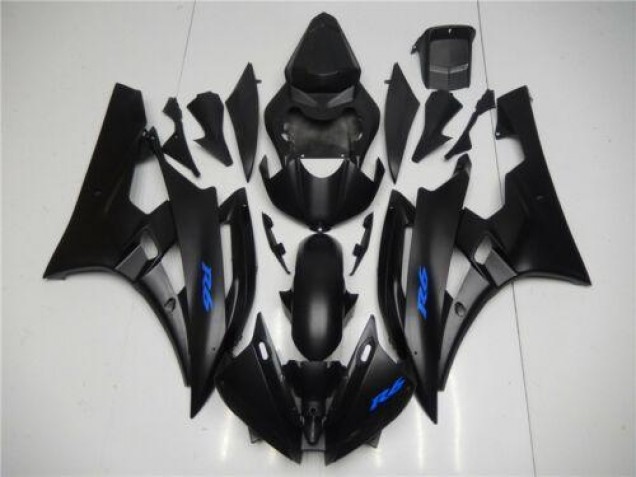 Affordable 2006-2007 Black Blue Yamaha YZF R6 Bike Fairing Kit Canada