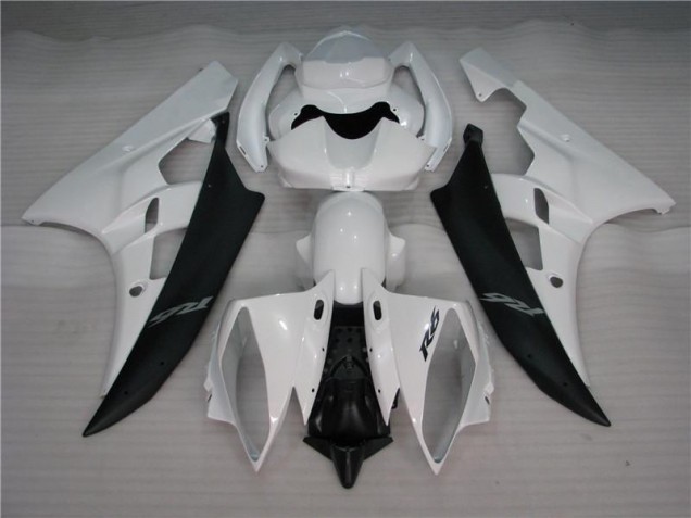 Affordable 2006-2007 White Black Yamaha YZF R6 Motorcycle Bodywork Canada