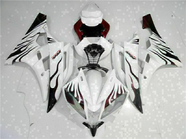 Affordable 2006-2007 White Yamaha YZF R6 Motorcyle Fairings Canada