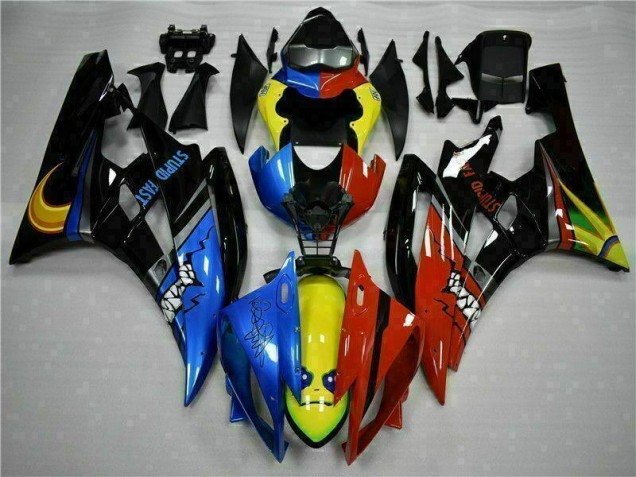 Affordable 2006-2007 Yellow Blue Red Yamaha YZF R6 Motorcycle Fairings Kit Canada