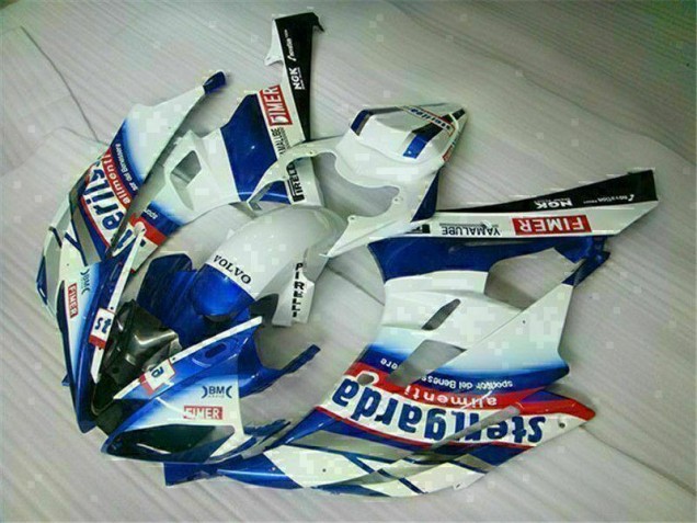 Affordable 2006-2007 White Blue Yamaha YZF R6 Motorbike Fairing Canada