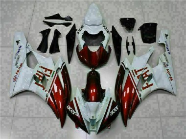 Affordable 2006-2007 Brown White Yamaha YZF R6 Motorcycle Fairing Kit Canada