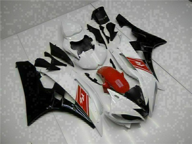 Affordable 2006-2007 White Black Yamaha YZF R6 Motorbike Fairing Canada Affordable 2006-2007 White Black Yamaha YZF R6 Motorbike Fairing Canada